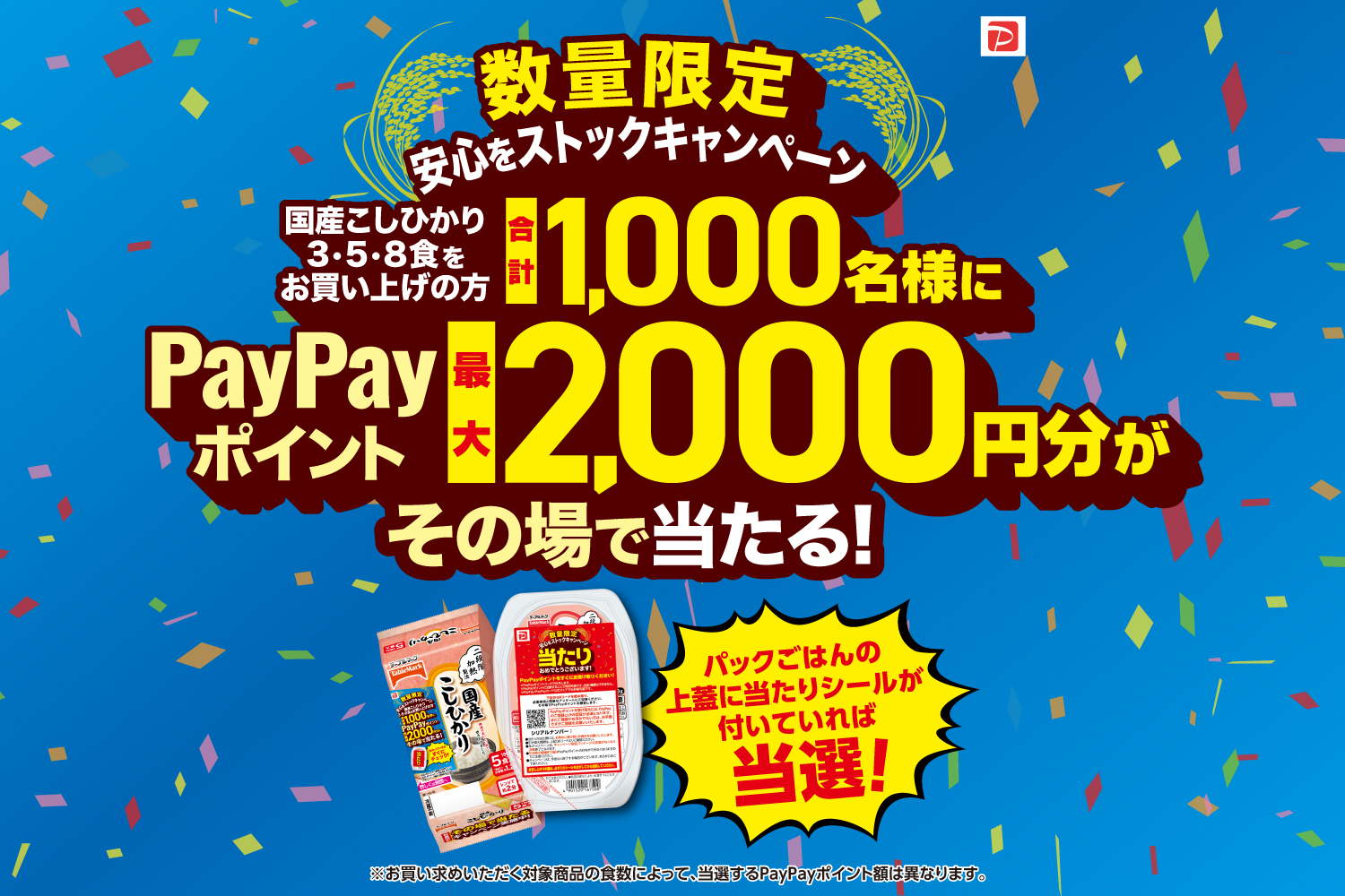 パックごはんキャンペーンサイト