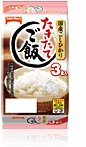 たきたてご飯 国産こしひかり　３食