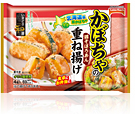 かぼちゃの重ね揚げ