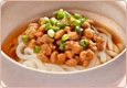 冷やし納豆和えうどん