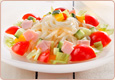 サラダうどん