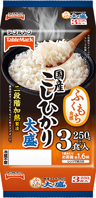 ふくもち食感 国産こしひかり大盛3食