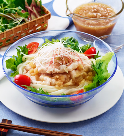 Udon Noodle Salad with Pork & Herbs