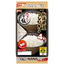 たきたてご飯 新潟県産こしひかり<br>
(分割)4食