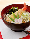えび天わかめうどん