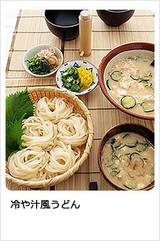 冷や汁風うどん