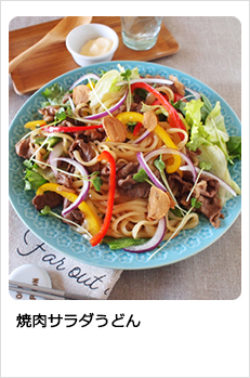 焼肉サラダうどん