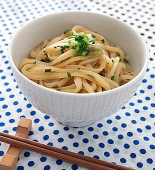 簡単！わさびうどん