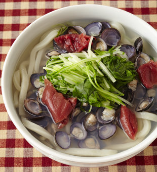 しじみの梅うどん