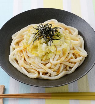 漬物ぶっかけうどん