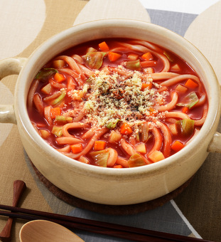 ミネストローネ風うどん