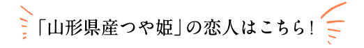山形県産つや姫の恋人はこちら！
