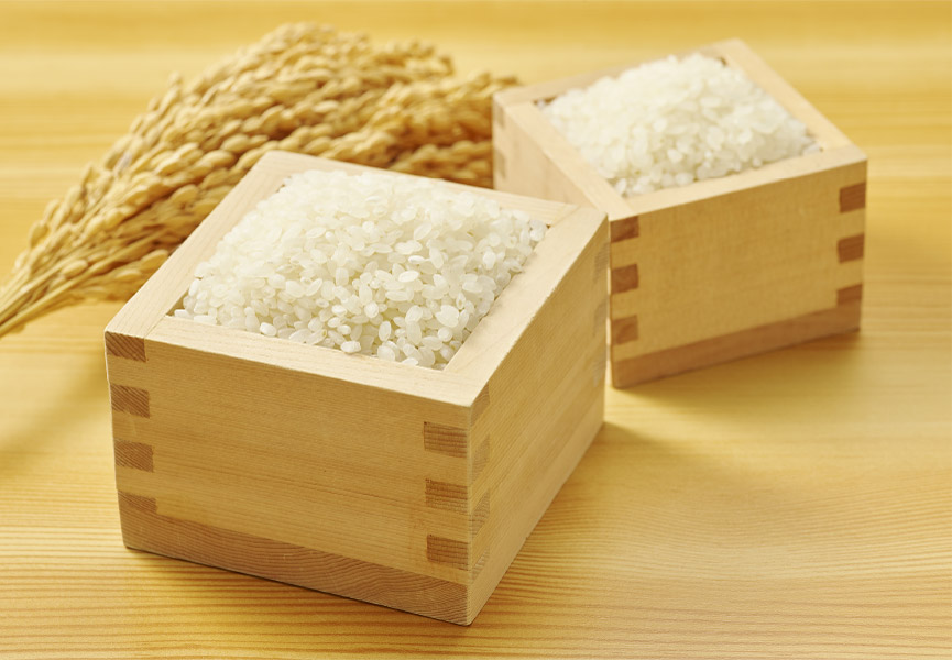 大粒が自慢の米