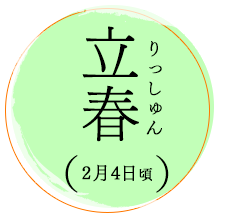 立春 りっしゅん