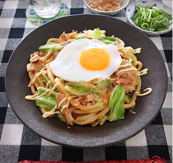 お好み焼うどん