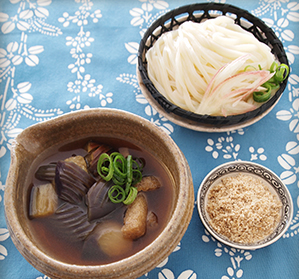 なすごまつけ汁うどん