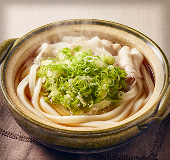 ねぎまみれ鍋うどん