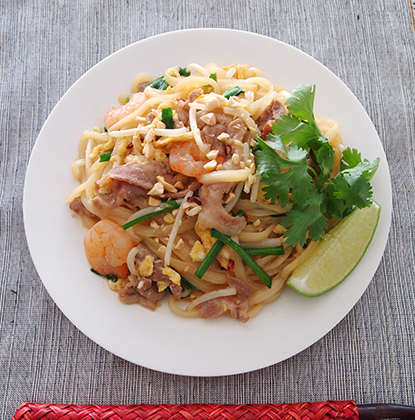 パッタイ風焼きうどん