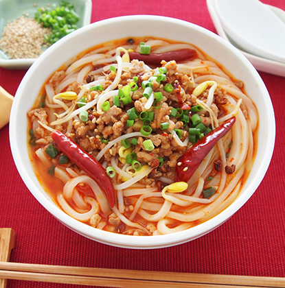 四川風麻辣うどん