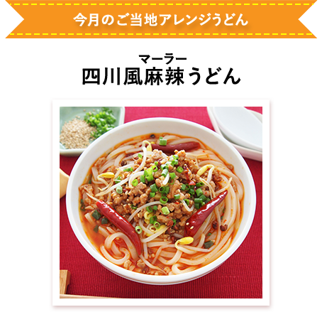 四川風麻辣うどん