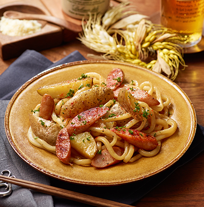 ジャーマンポテトうどん