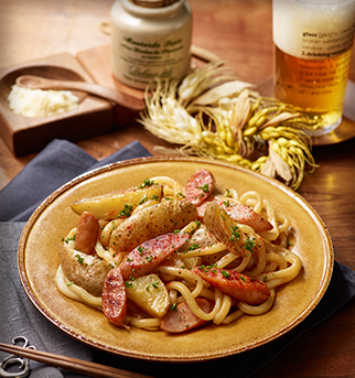 ジャーマンポテトうどん