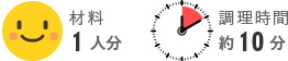 材料・時間