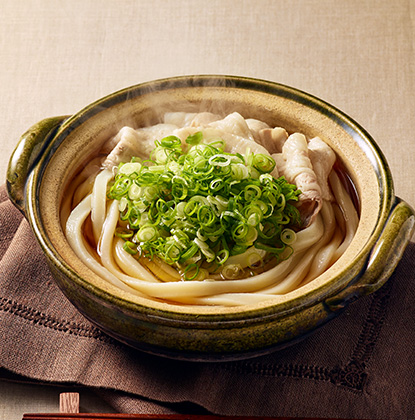 ねぎまみれ鍋うどん