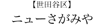【世田谷区】ニューさがみや
