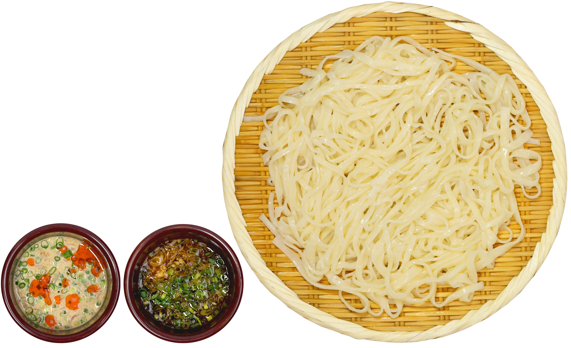 胡麻・醤油二色だれうどん