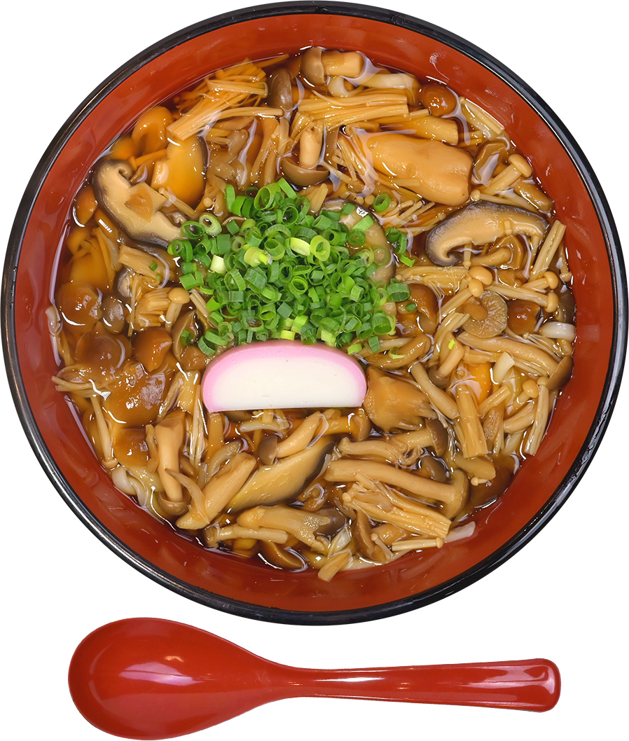 きのこうどん（温）