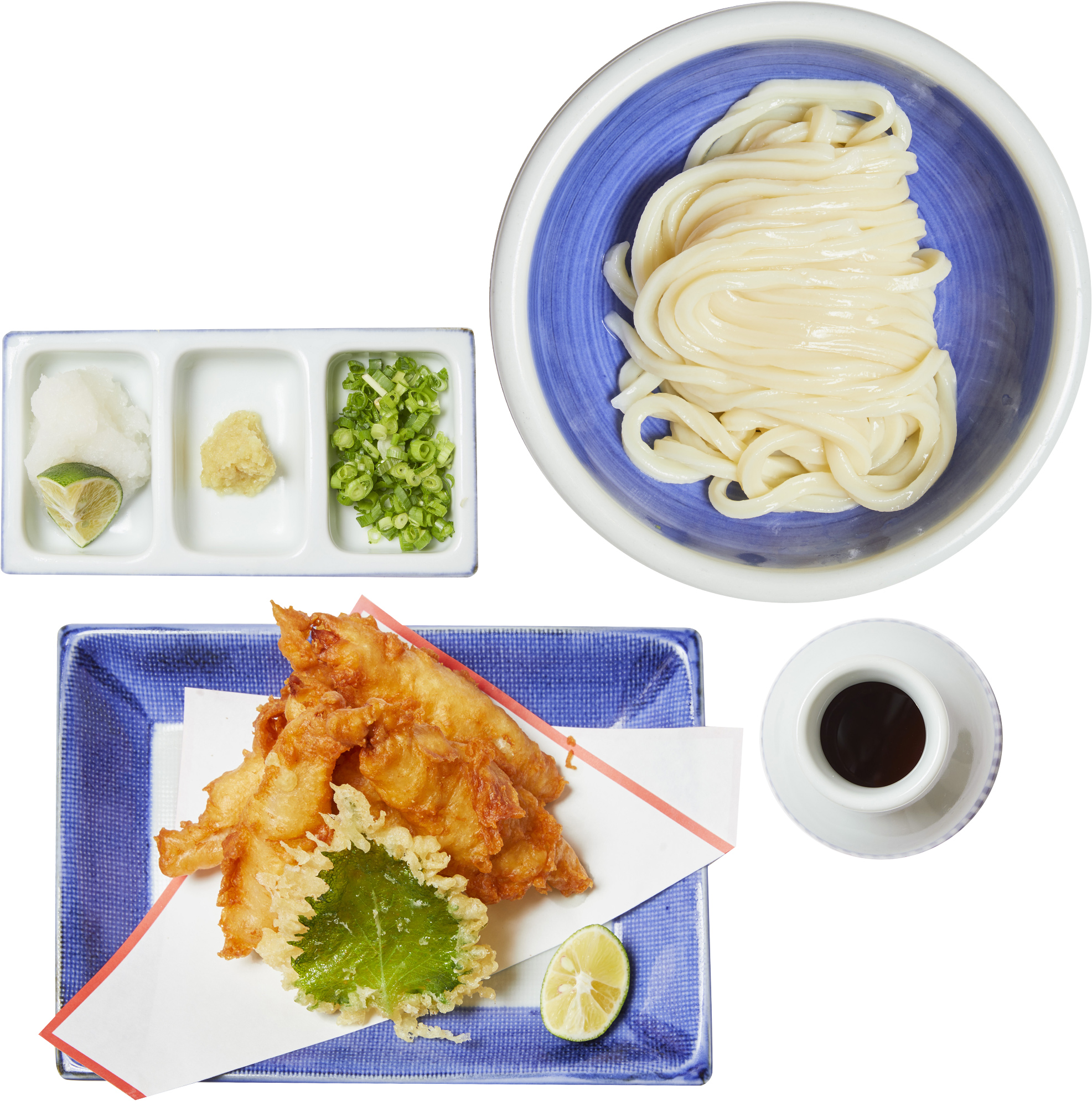 もり家のとり天ぶっかけ