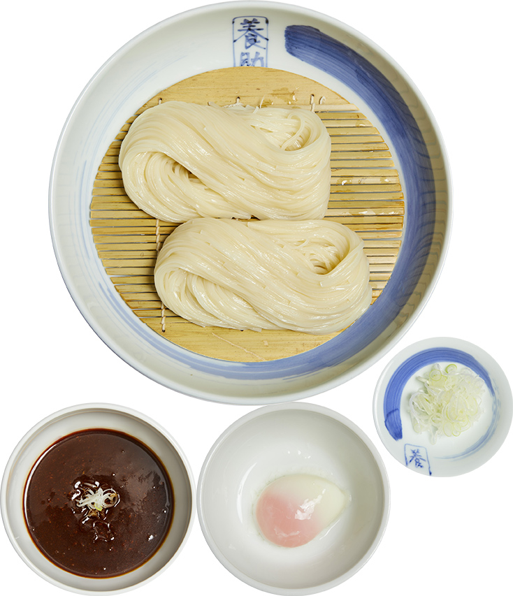 肉味噌温玉つけうどん