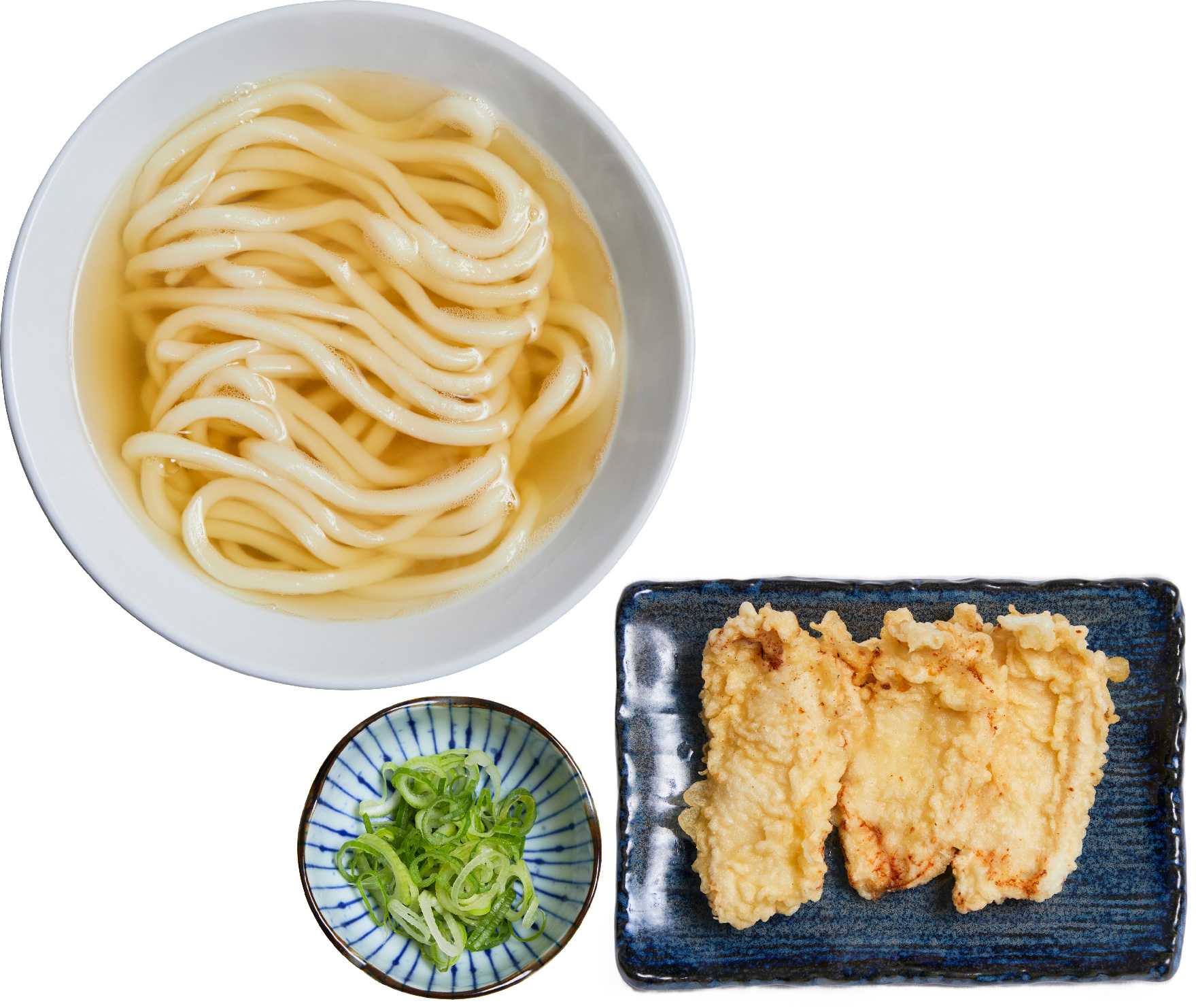 菜彩鶏のかしわ天うどん(温)