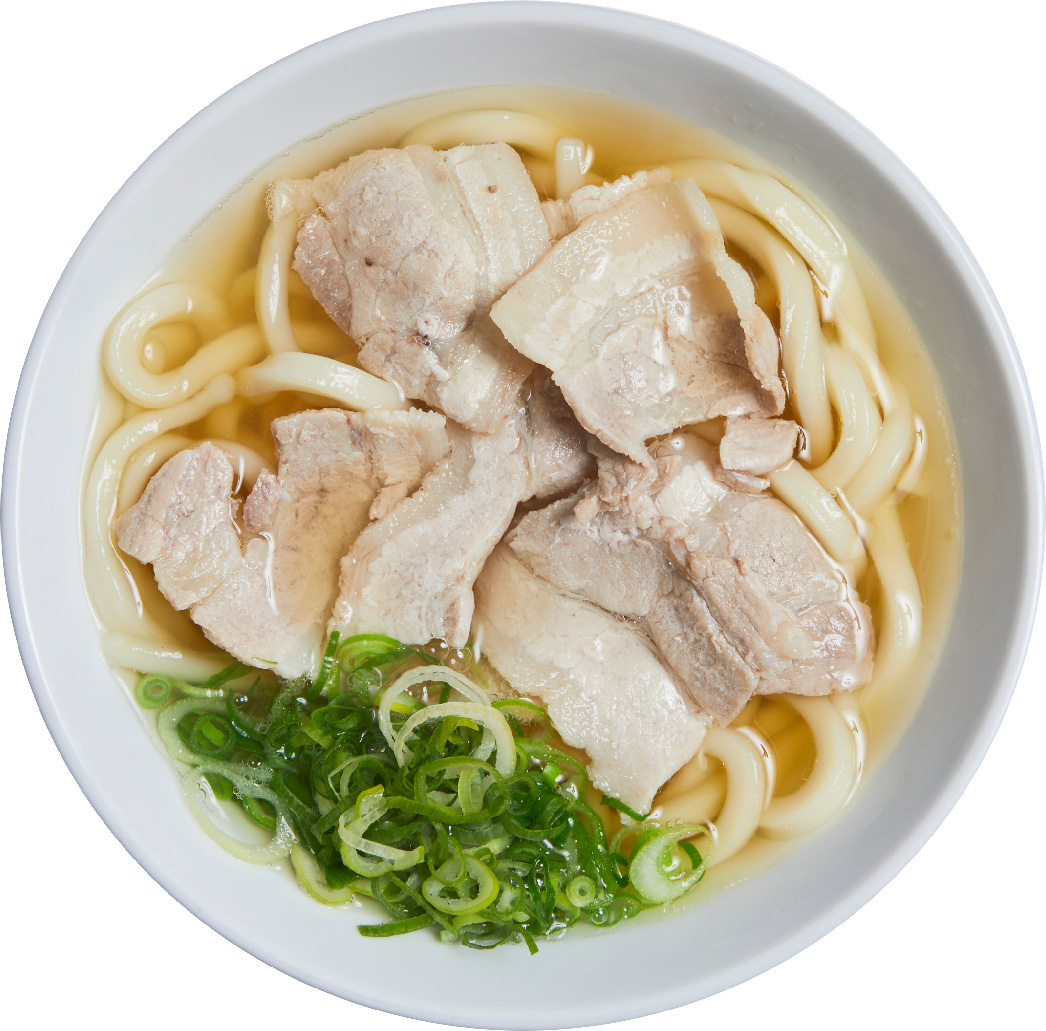 三元豚の肉うどん(温)