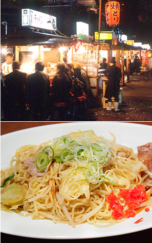 博多屋台グルメ・新定番「焼きラーメン」