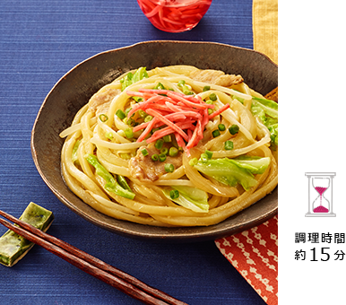 焼きラーメン風とんこつうどん