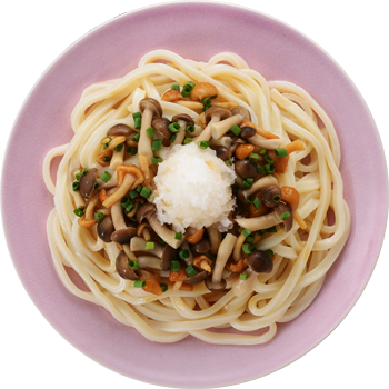 きのこのおろしうどん